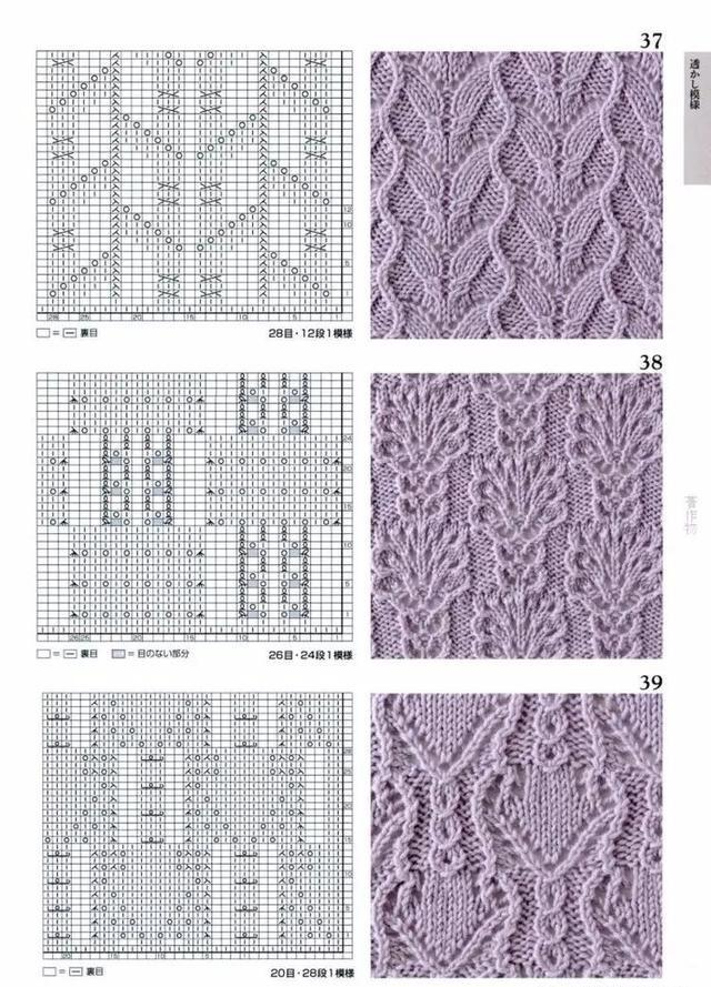 各种毛衣花样织法大全（100款毛衣花样图解）(15)