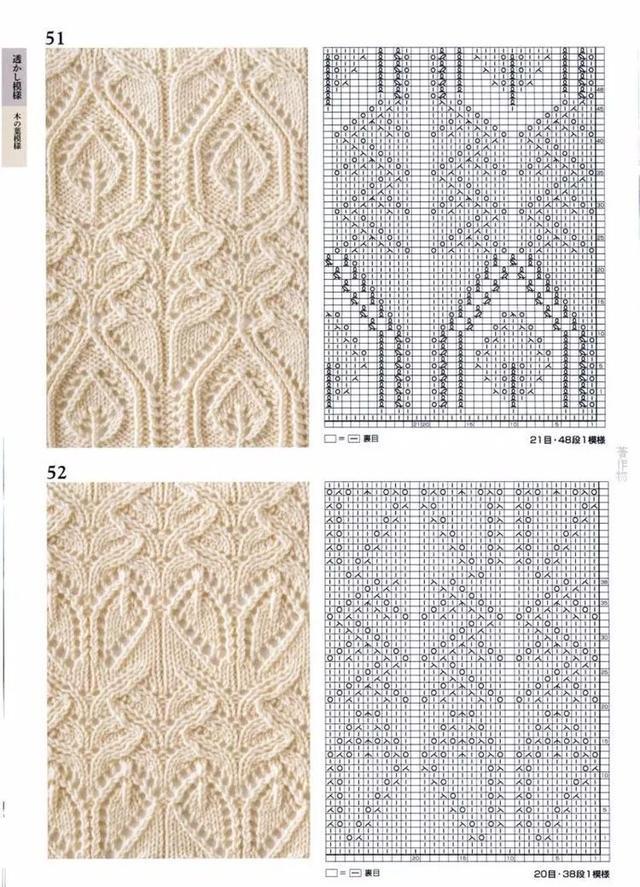 各种毛衣花样织法大全（100款毛衣花样图解）(20)