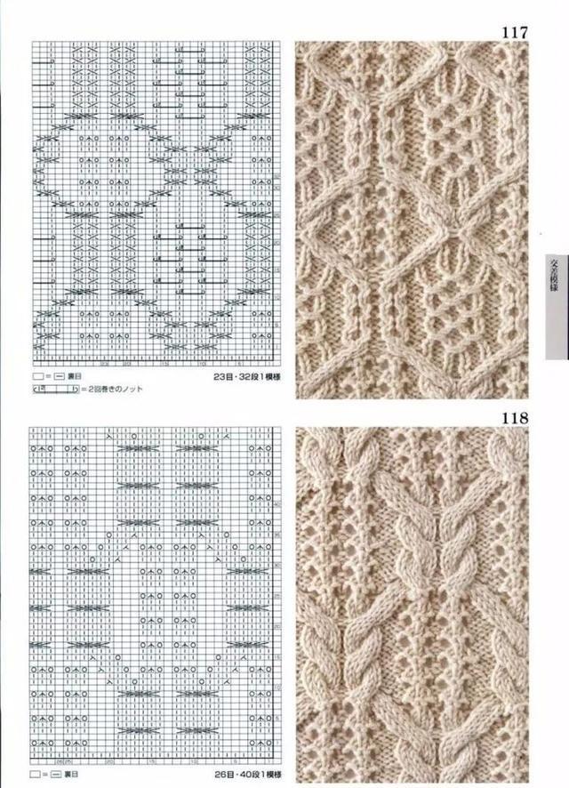 各种毛衣花样织法大全（100款毛衣花样图解）(48)