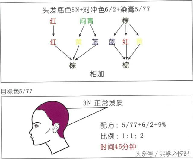 美发普通色染发技巧（染发必修课发廊常见）(4)