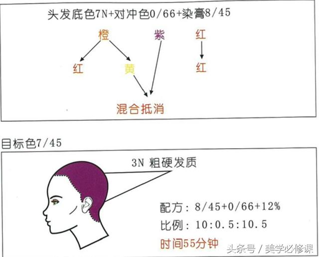 美发普通色染发技巧（染发必修课发廊常见）(2)