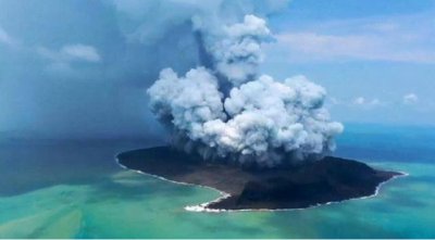 ​汤山火山最近一次喷发（汤加火山6级喷发）