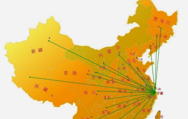 杭州在中国的哪个方向,杭州在许昌那个方向?图1