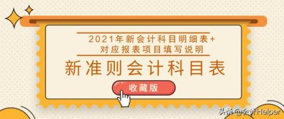 ​会计科目大全及要点（超全新准则172个会计科目表）