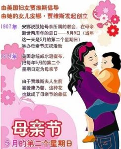 ​母亲节的由来 简短，母亲节的来历简短10字左右？