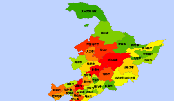 东北三省人口,东北三省各省的人口是多少图4