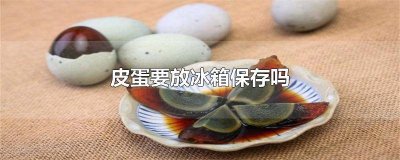 ​皮蛋放冰箱里能保存多久 皮蛋放冰箱可以存放多久