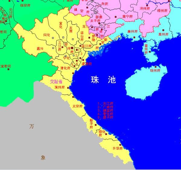 交趾布政使司地图面积有多大?人口又有多少?