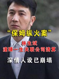 ​“保姆纵火案”林生斌潼臻一生关联公司清算 深情人设已崩塌